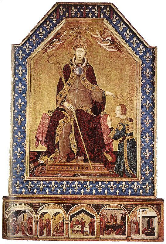 Simone Martini Altar of St Louis of Toulouse France oil painting art